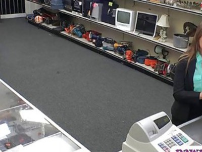 Woman shows off big boobs and screwed by nasty pawn guy