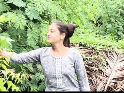 Desi village girl fucked hard in farmhouse - doggy style with birds chirping